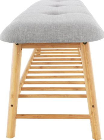 Lavice LAVIDA TYP 3, přírodní/šedá