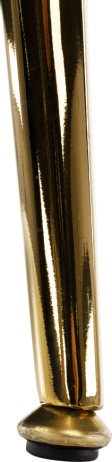 Lavice ve stylu Art-deco, hořčicová Velvet látka / gold chrom-zlatý, NOBLIN