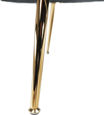 Lavice ve stylu Art-deco, šedomodrá Velvet látka / gold chrom-zlatý, NOBLIN