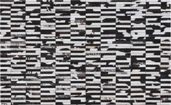 Luxusní koberec KŮŽE Typ6, patchwork, 171x240 cm
