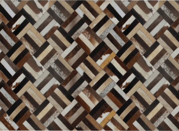 Luxusní koberec KŮŽE Typ2, patchwork, 200x300 cm