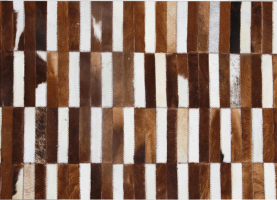 Luxusní koberec KŮŽE Typ5, patchwork, 201x300 cm