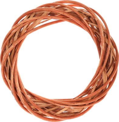 Medový proutěný věnec 25 cm