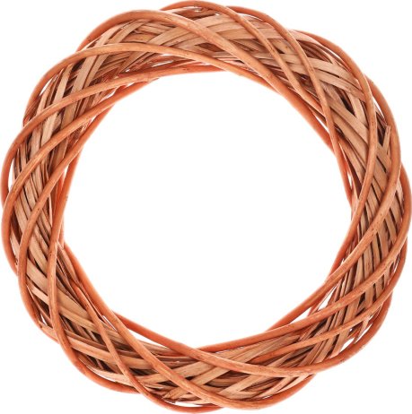 Medový proutěný věnec 30 cm