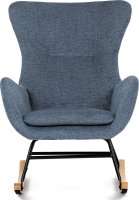 Modré houpací křeslo AK-376 BLUE2
