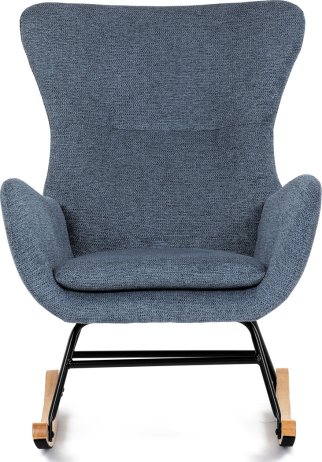 Modré houpací křeslo AK-376 BLUE2