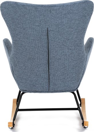 Modré houpací křeslo AK-376 BLUE2