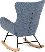 Modré houpací křeslo AK-376 BLUE2