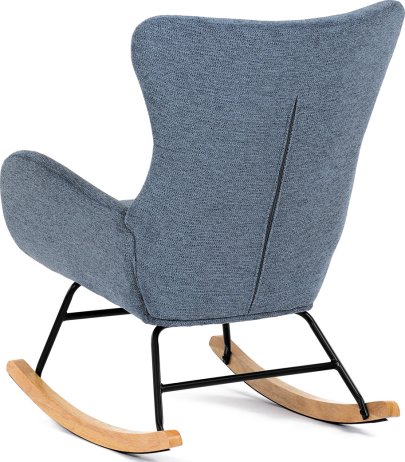 Modré houpací křeslo AK-376 BLUE2