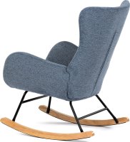 Modré houpací křeslo AK-376 BLUE2