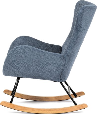 Modré houpací křeslo AK-376 BLUE2