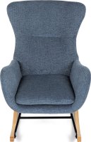 Modré houpací křeslo AK-376 BLUE2