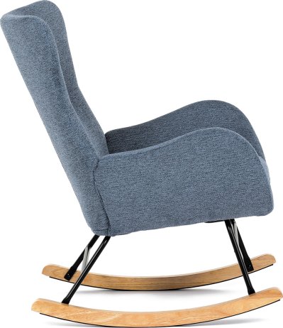 Modré houpací křeslo AK-376 BLUE2