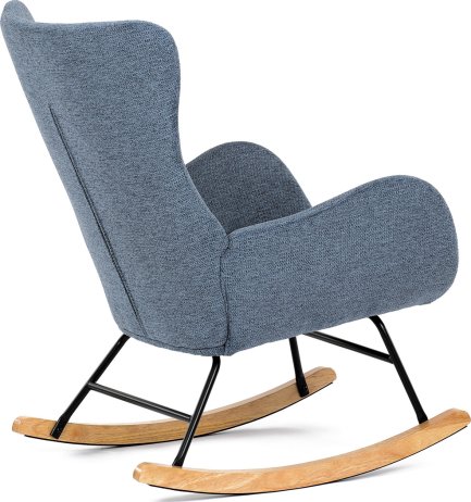 Modré houpací křeslo AK-376 BLUE2