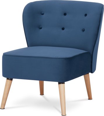 Modré křeslo ASB-025 BLUE