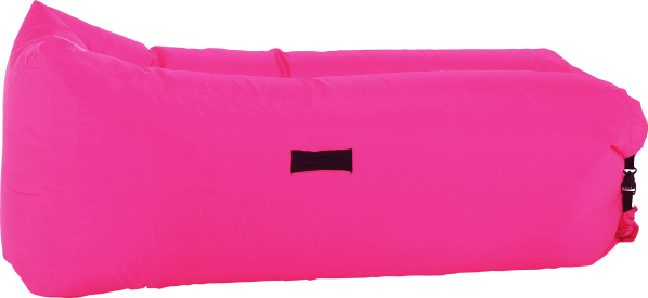Nafukovací sedací vak/lazy bag, růžová, LEBAG