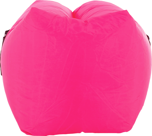 Nafukovací sedací vak/lazy bag, růžová, LEBAG