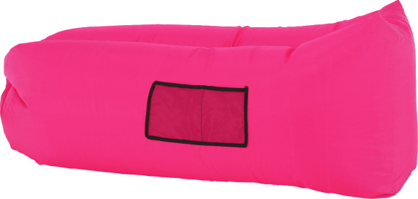 Nafukovací sedací vak/lazy bag, růžová, LEBAG