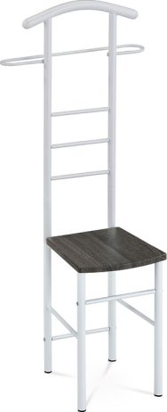 Němý sluha, bílý mat / tmavé dřevo