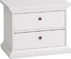 Elegantní noční stolek PARIS 70301, bílá