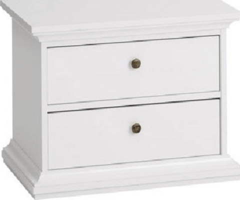 Elegantní noční stolek PARIS 70301, bílá