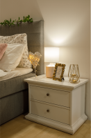 Elegantní noční stolek PARIS 70301, bílá
