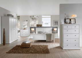 Elegantní noční stolek PARIS 70301, bílá