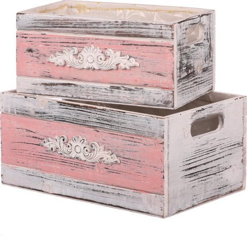 Obal na květiny AB2163-PINK, sada 2ks