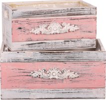 Obal na květiny AB2163-PINK, sada 2ks