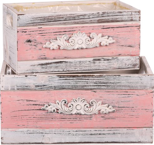 Obal na květiny AB2163-PINK, sada 2ks