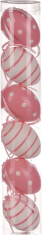 Plastová vajíčka VEL7166 PINK