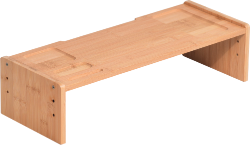 Podstavec pod monitor, bambus, přírodní, ELARO TYP 3