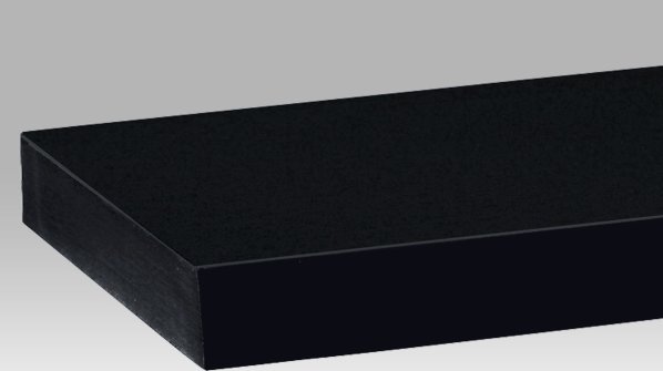 Nástěnná polička P-002 BK 120 cm