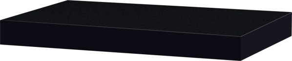 Nástěnná polička P-023 BK 40 cm