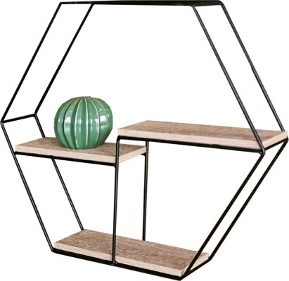 Nástěnná polička P-064 OAK 48 cm