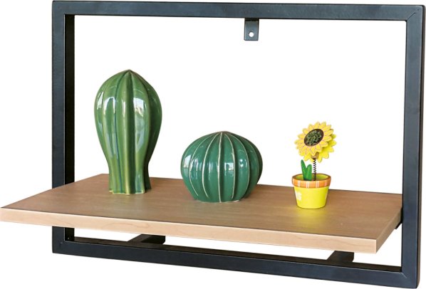 Nástěnná polička P-072 OAK 50 cm