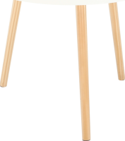 Příruční stolek SANSE TYP 1, bílá/přírodní