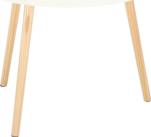 Příruční stolek SANSE TYP 1, bílá/přírodní