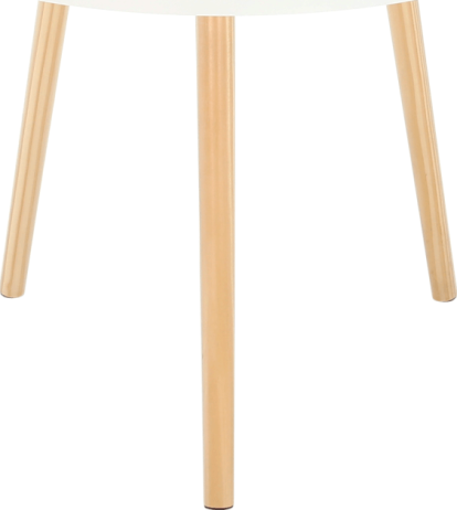 Příruční stolek SANSE TYP 1, bílá/přírodní