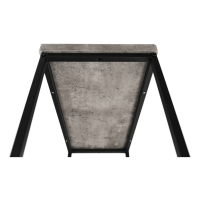 Příruční stolek TENDER, černá / beton