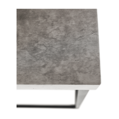 Příruční stolek TENDER, černá / beton