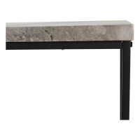 Příruční stolek TENDER, černá / beton