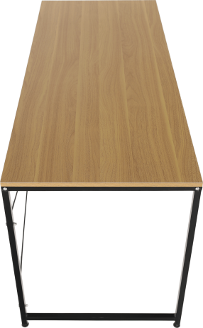 Psací stůl, dub / černá, 150x60 cm, MELLORA