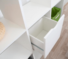 Regál, bílá, Tofi BOX NEW