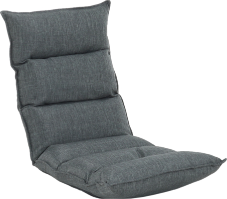 Relaxační křeslo, látka šedá, LOTA NEW