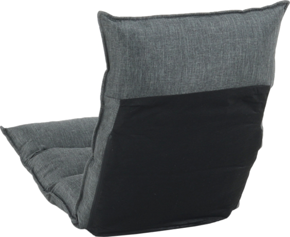 Relaxační křeslo, látka šedá, LOTA NEW