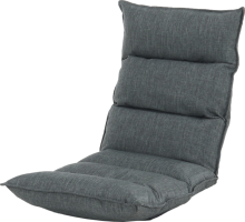 Relaxační křeslo, látka šedá, LOTA NEW