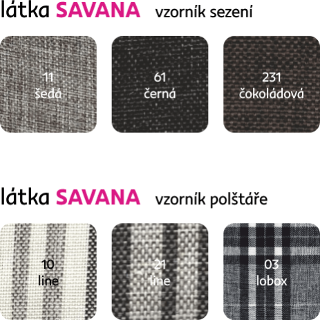 Rozkládací rohová sedací souprava MEXX, L provedení, látka Inari 91 šedá / polštáře Inari 100 černá
