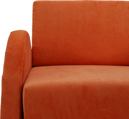 Rozkládací křeslo MILI 1 s úložným prostorem, oranžová