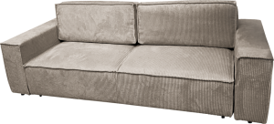 Rozkládací pohovka, béžová, HARPERA BIG SOFA